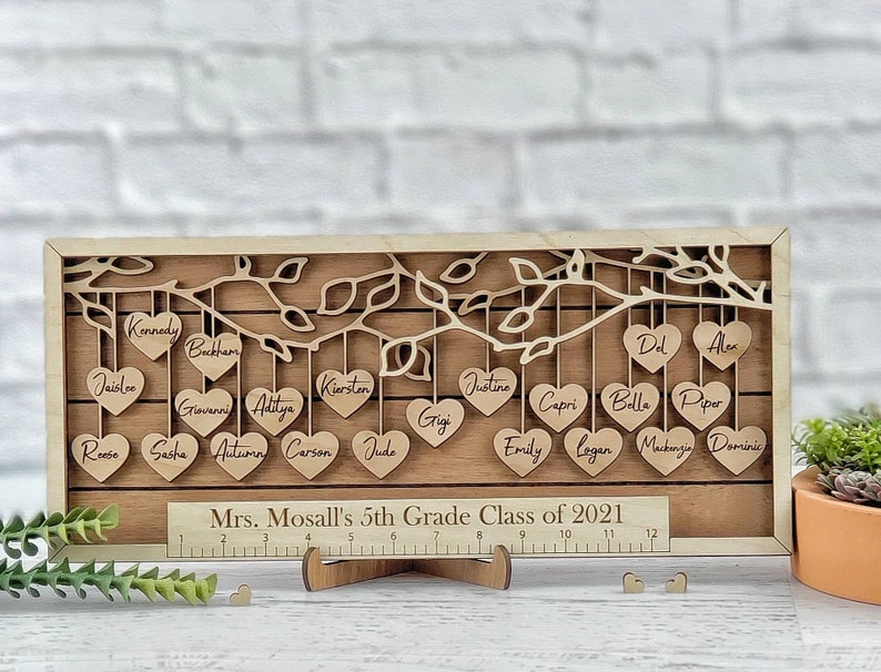 Teacher Appreciation Gift Personalized Teacher Gift Teacher Thank You Teacher Keepsake Gift for Teacher Pre School Teacher Gift image 2