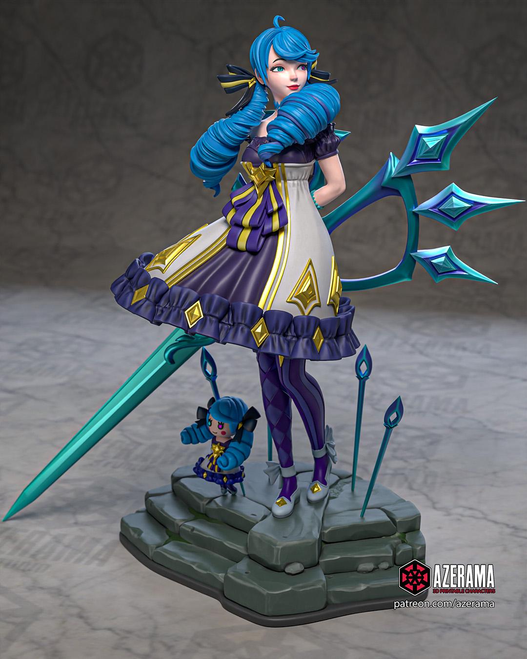 League of Legends Gwen Figure - Etsy