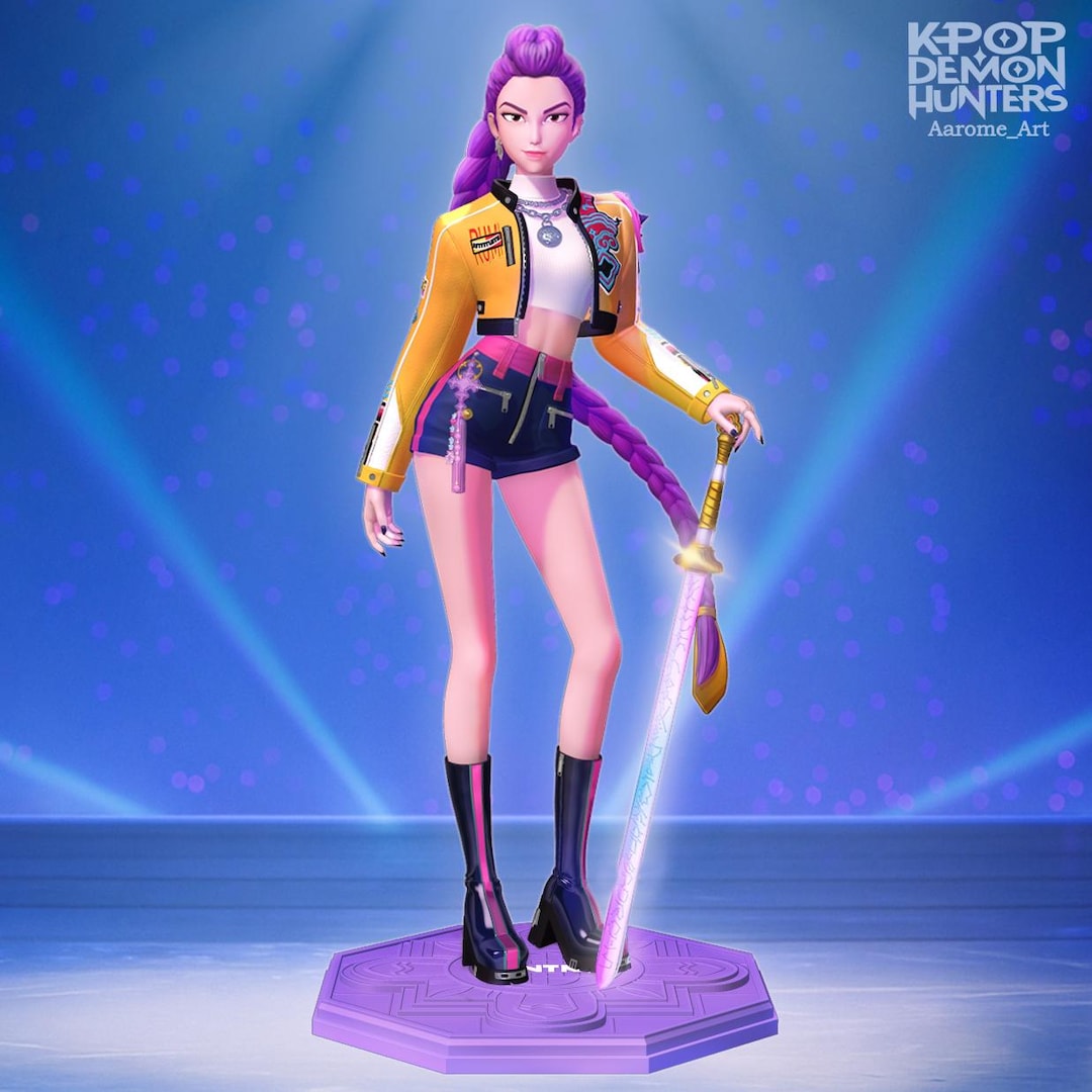 Poupée Rumi Rumi (Kpop Demon Hunters) — Figurine en résine — 1/8 à 1/4 - Etsy France