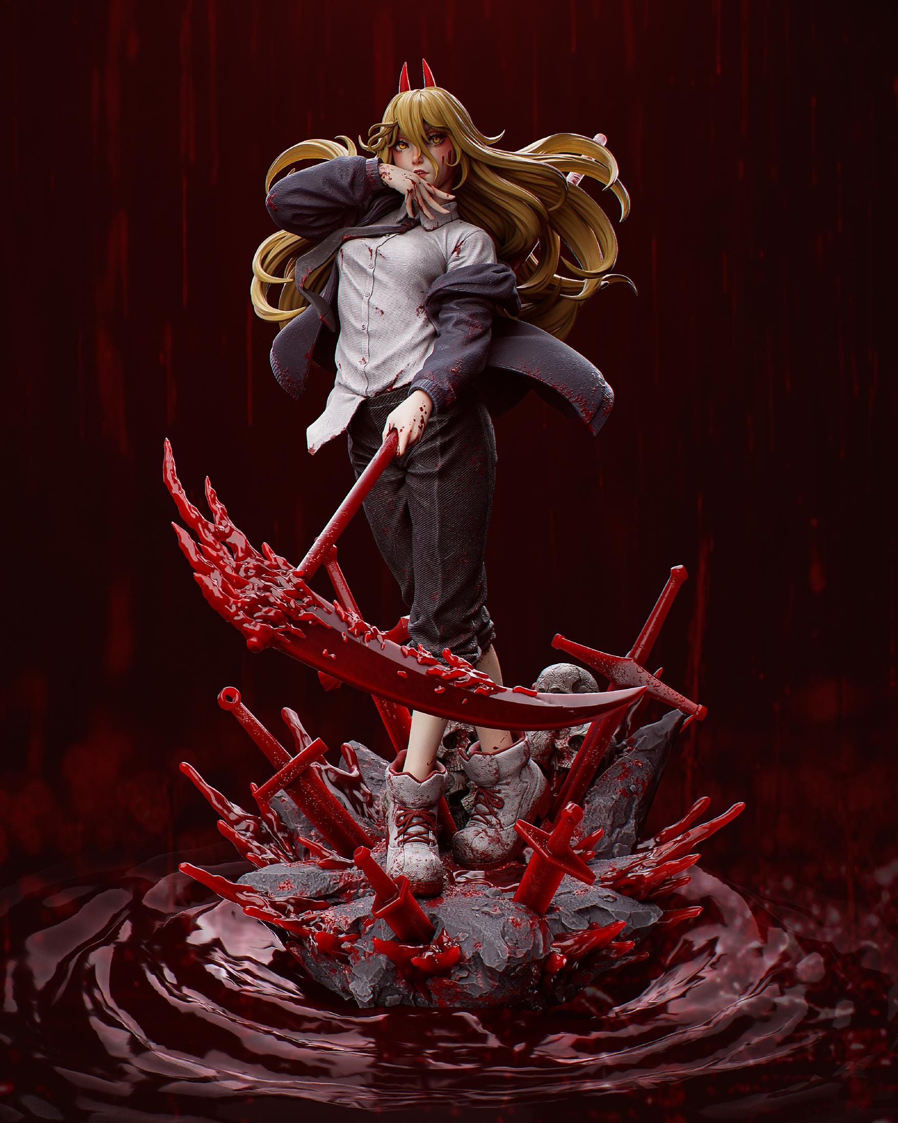 チェンソーマン レゼ Reze ガレージキット フィギュア 1/4 42cm Reze