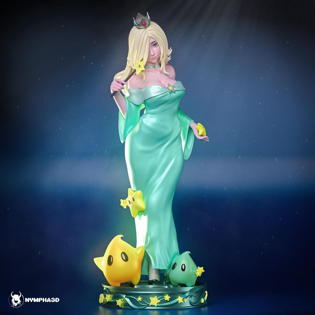 マリオ　ギャラクシー　フィギュア　ロゼッタ　レア　Rosalina ロゼッタ（スーパーマリオギャラクシー） – レジンフィギュア
