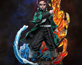 thumbnail image 2 of Banpresto - Figurine Demon Slayer Kimetsu No Yaiba - Tanjiro Kamado Maximatic 18 Cm 2 of 9