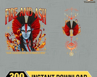 Avatar Fire and Ash Digital Download, Fire And Ash, Avatar 3 PNG Design