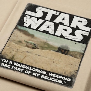 Vintage Mandalorian Shirt, This Is The Way Shirt, Din Djarin Grogu Star Wars Shirt, Pedro Pascal Star Wars Tee, Disneyland Mandalorian Shirt image 1