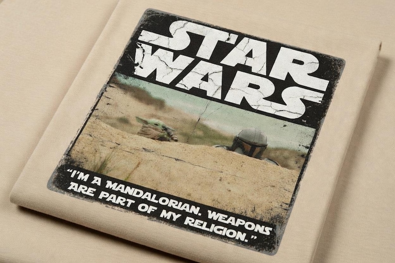 Vintage Mandalorian Shirt, This Is The Way Shirt, Din Djarin Grogu Star Wars Shirt, Pedro Pascal Star Wars Tee, Disneyland Mandalorian Shirt image 1