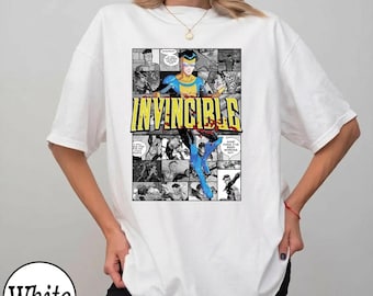 Comfort Color Limited Invincible Mark Grayson T Shirt, Men's Tee, Superhero Shirt, Comic Book Fan Gift Mineral Wash, Superhero Costume