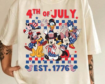 Retro Minnie Mouse 4th July 2026 Shirt, Disney Independence Day Tee, Patriotic Memorial Day Tee, Disney 4th of July Shirt, 4th July Shirt