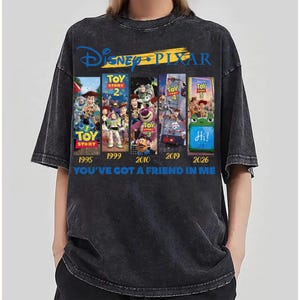 Koszulka Disney Toy Story 5 Comfort Colors, Koszulka Disney Pixar Toy Story „Masz we mnie przyjaciela”, Koszulka grupy Toy Story, Disney Toy Story zdjęcie 6