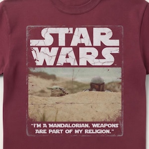 Vintage Mandalorian Shirt, This Is The Way Shirt, Din Djarin Grogu Star Wars Shirt, Pedro Pascal Star Wars Tee, Disneyland Mandalorian Shirt image 3