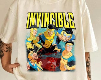 Camiseta Comfort Color Limited Invincible Mark Grayson, Camiseta estampada, Camiseta de superhéroe, Disfraz de superhéroe, Regalo para amantes de los superhéroes