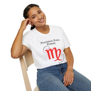 Unisex Virgo T-Shirt, Virgo Mood Graphic Tee, Zodiac T-Shirt, Astrology Fashion, Star Sign Tee, Gift Idea, Virgo Sign T-shirt