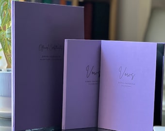 Wedding Celebrant Folder A4 + Vow Card Folder A5