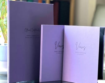Wedding Celebrant Folder A4 + Vow Card Folder A5