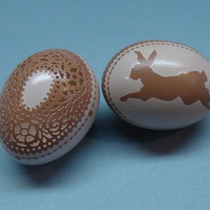 Victorian Lace Carved and Etched Egg of Your Own Design Made to Order image 3