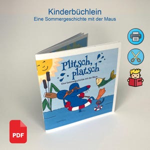 Libro infantil para imprimir, elaborar y leer en voz alta, historia para niños de 3 años en adelante. Libro para niños. Libro ilustrado.