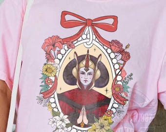 StarWars Padmé Digital Download, Retro Romantic, Attack of the Clones, Galaxy’s Edge Trip, Padmé Png
