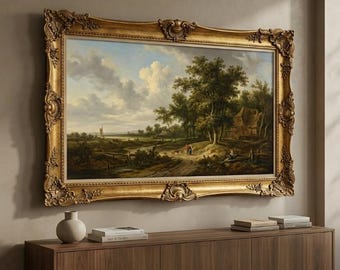 TV Frame Ornate Gold : Handmade Baroque Style Border C88881BV