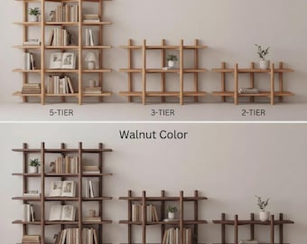 Handmade Solid Wood Console Table, Minimalist Entryway Storage, Living Room Display Rack, Wooden Organizer B1010BZ