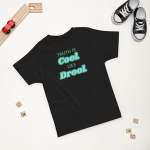 Truth Is Cool Toddler Shirt, Activist Tee, Social Justice T-Shirt, Empowerment Shirt for Kids, Change Maker Tee, Youth Protest Shirt