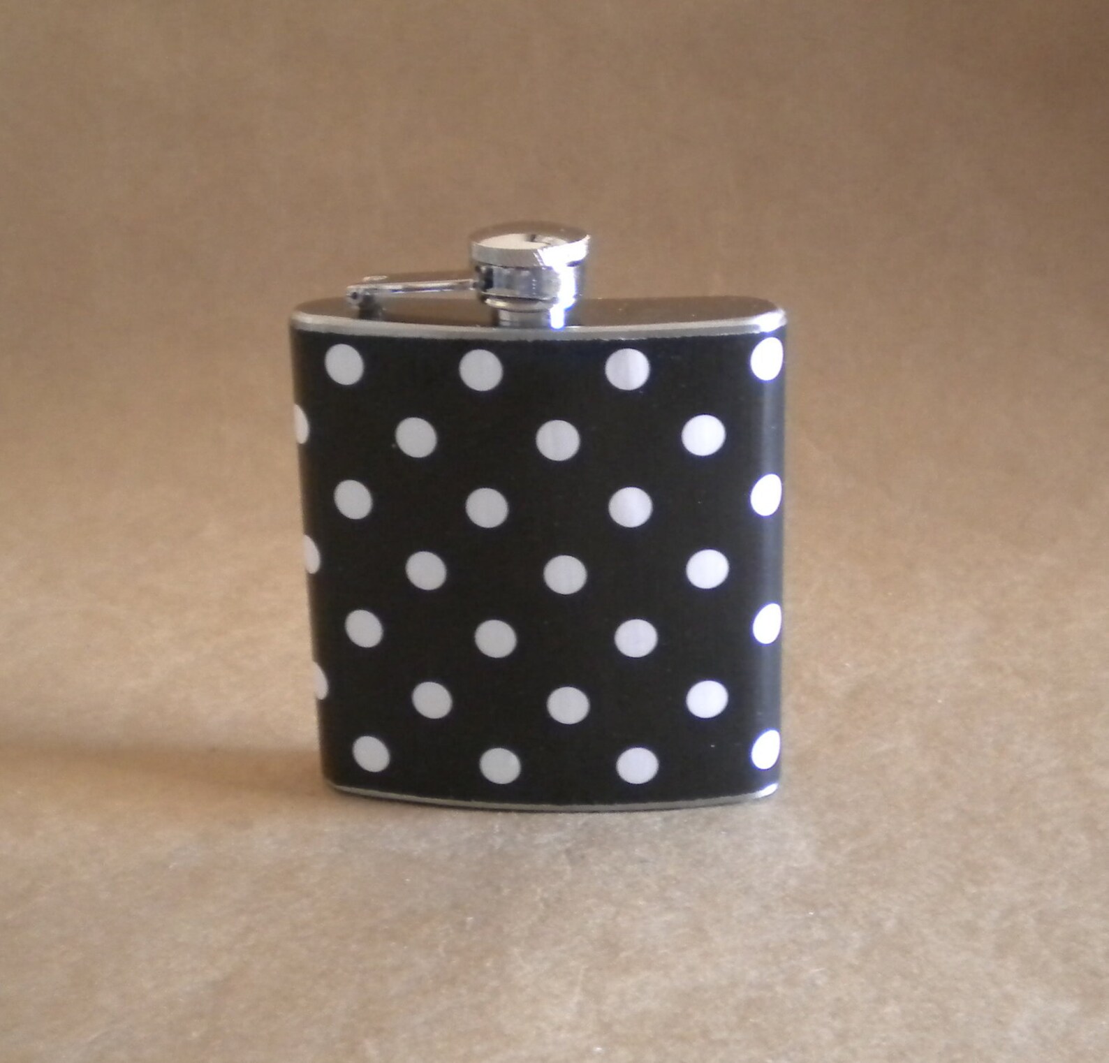 Party Favor Black and White Polka Dot Print Girl Gift 6 Ounce Etsy