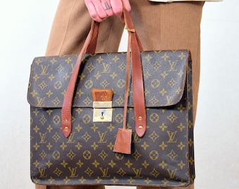 『希少』Louis Vuitton ビンテージモノグラム ビジネスバッグ Vintage Louis Vuitton Monogram Briefcase | Classic 70s LV Work