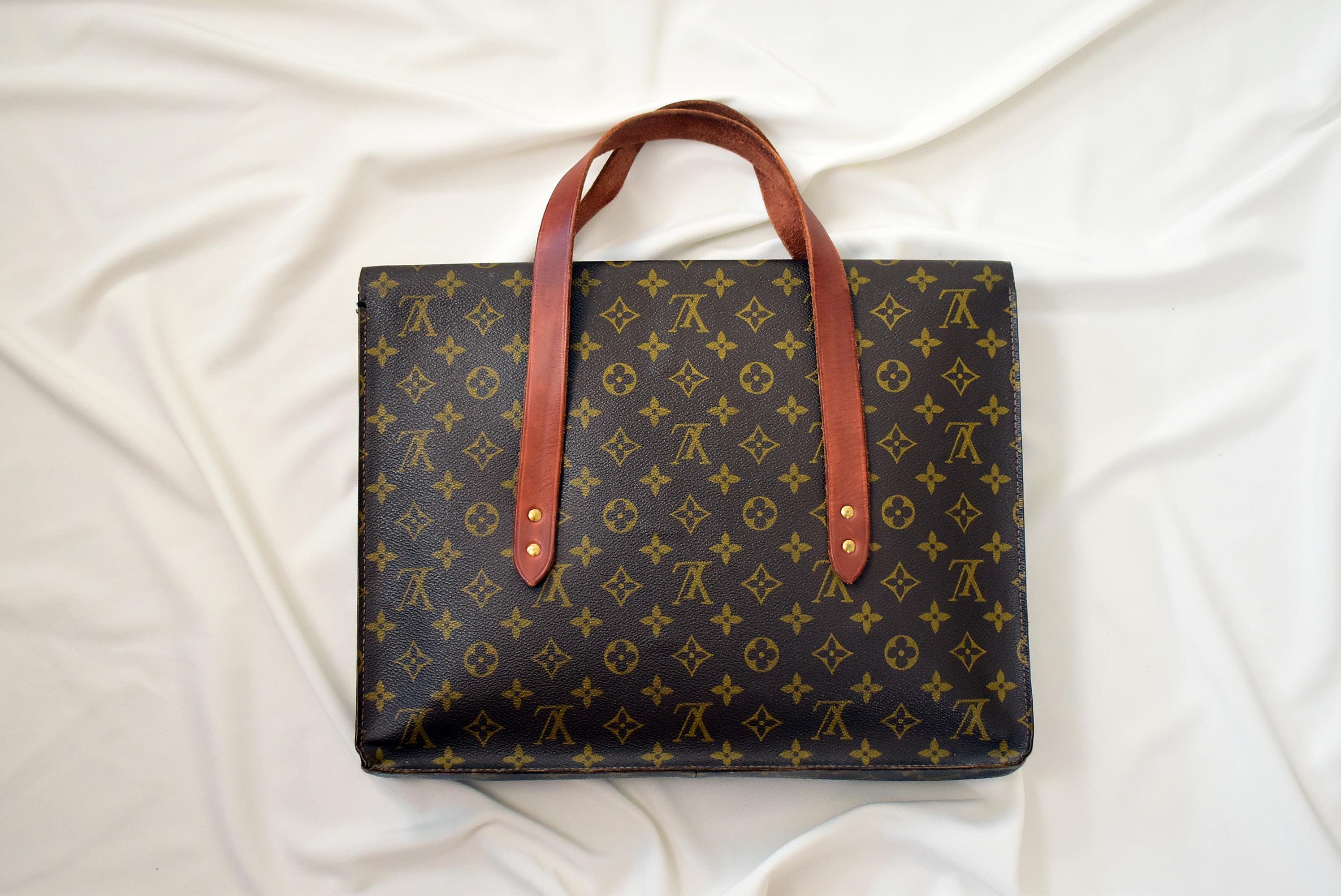 Vintage Louis Vuitton Monogram Briefcase | Classic 70s LV Work