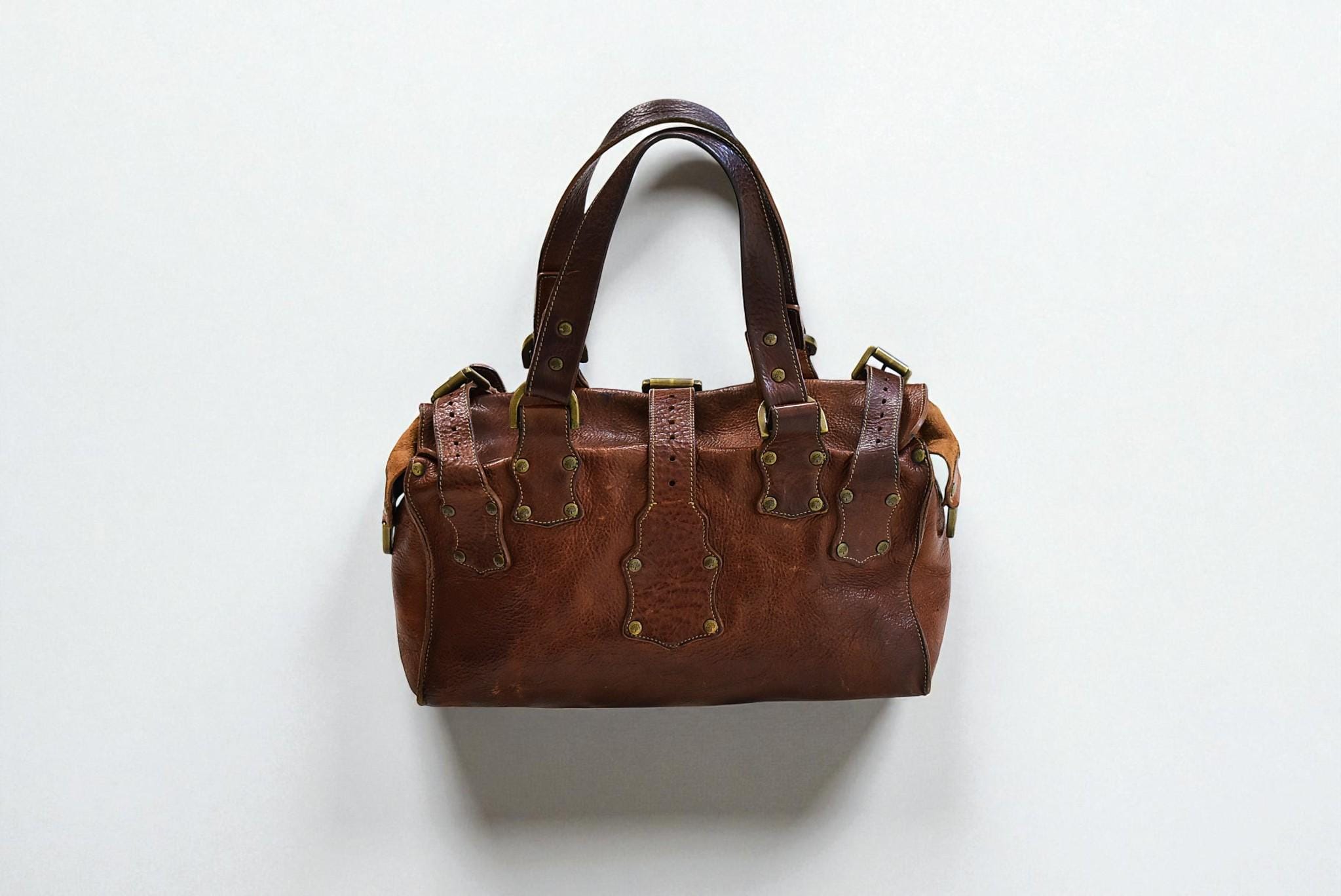 Mulberry Roxanne Oak Darwin Leather Bag: 2003 Pre-medal Edition