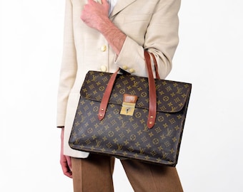 Vintage Louis Vuitton Monogram Briefcase | Classic 70s LV Work