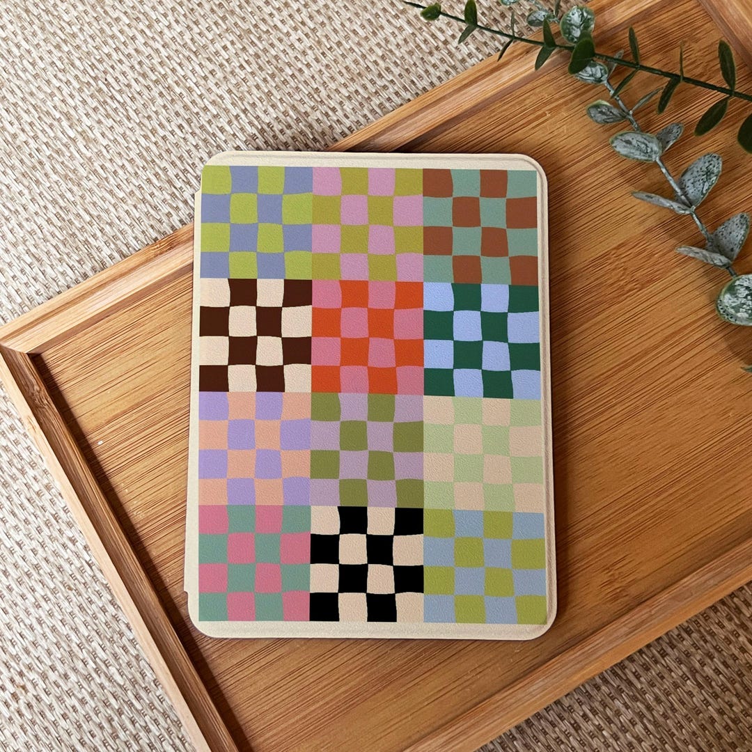 Chessboard Collage Kindle Case With Hand Strap for Paperwhite 12th Case ...