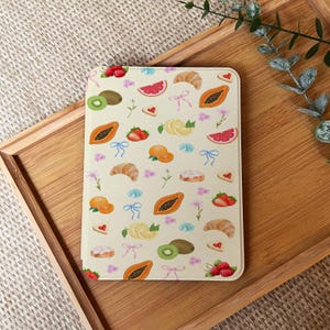 Fruit Bow Kindle Case With Hand Strap For Paperwhite 12th Case, Kindle 2024, Paperwhite 6.8&quot; Kindle 6&quot; 10th 11th Generation Case Cover