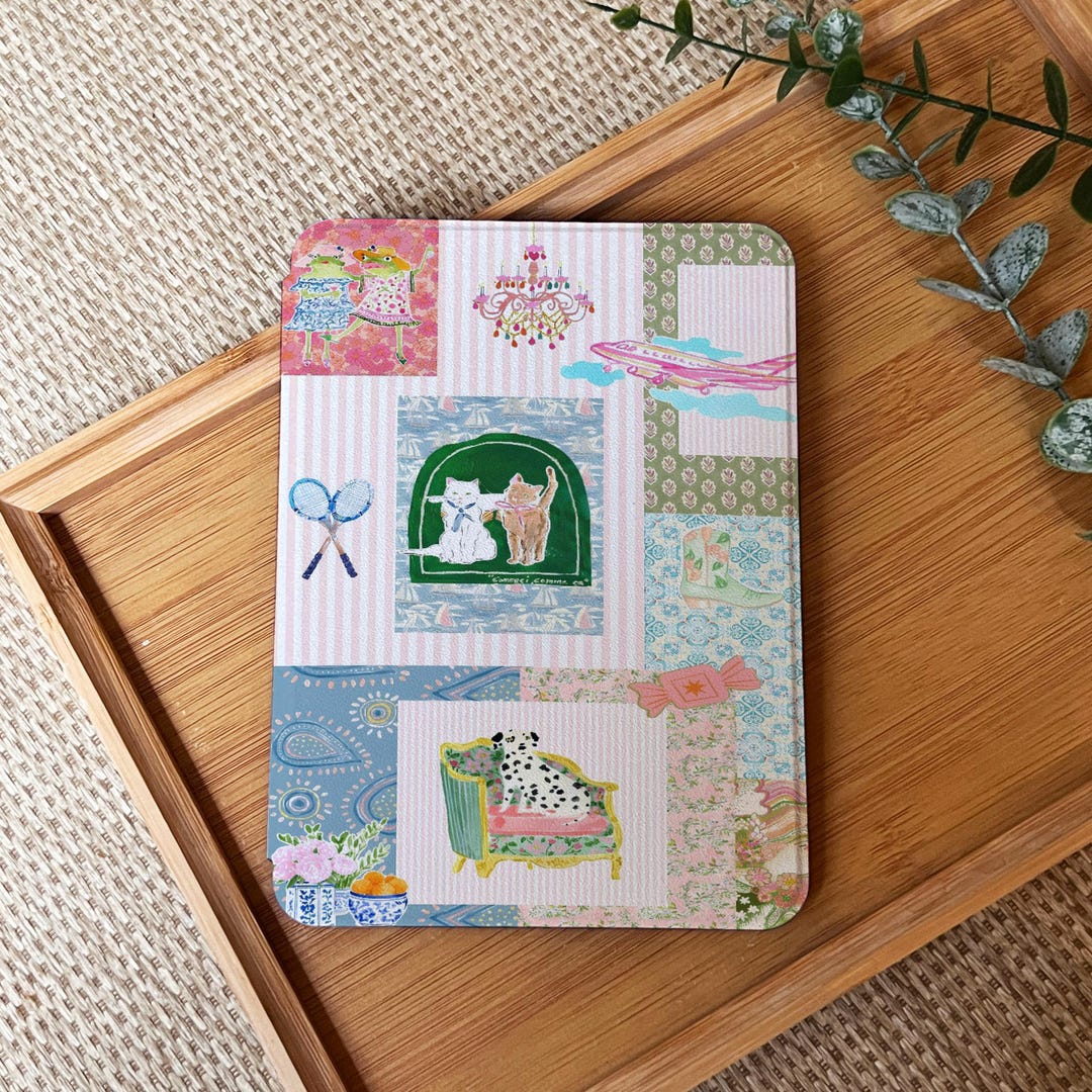 Cat Dog Collage Kindle Case With Hand Strap for Paperwhite 12th Case ...