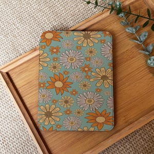 Retro Sunflower Kindle Case With Hand Strap For Paperwhite 12th Case, Kindle 2024, Paperwhite 6.8&quot; Kindle 6&quot; 10th 11th Generation Case Cover