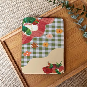 Flower Grid Collage Kindle Case With Hand Strap For Paperwhite 12th Case, Kindle 2024, Paperwhite 6.8&quot; Kindle 6&quot; 11th Generation Case Cover