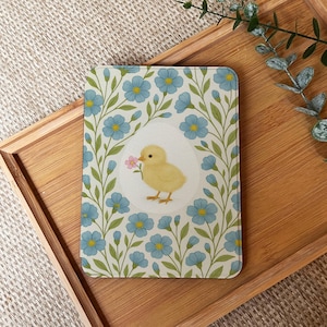 Flower Chicken Collage Kindle Case With Hand Strap For Paperwhite 12th Case, Kindle 2024, Paperwhite 6.8&quot; Kindle 6&quot; Generation Case Cover