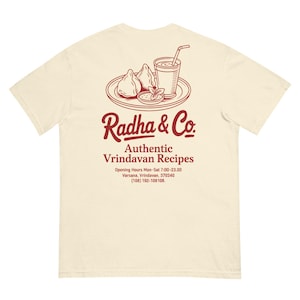Radha and Co. T-Shirt | Sri Radhe Shirt | Krishna Clothing | Devotional Bhakti Shirt | ISKCON Radha Rani Tee | Krishna Conscious Clothing