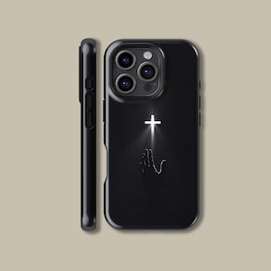 Christian Cross Phone Case for iPhone 16 15 14 13 12 11 Pro Max MagSafe, The Cross of Jesus Protective Cover for Samsung Galaxy S25 S24 S23