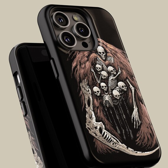 Grim Reaper Phone Case for iPhone 16 15 14 13 12 Pro Max Mini
