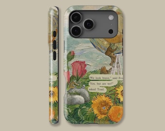 Frog And Toad literair ontwerp MagSafe-cover voor iPhone 17 16 15 14 13 12 11 Pro Max, Frog Toad Storybook-cover voor Samsung S23 S24 S25 Ultra