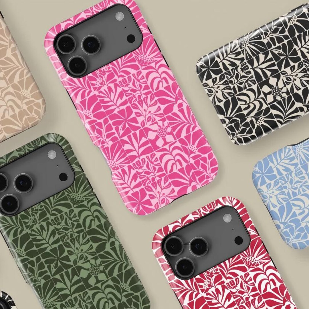 Phone Cover Rfa Minimalist Geometric Floral Design Magsafe Phone Case for Iphone ...