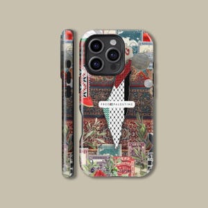 Palästinensische Kultur Handytasche für iPhone 16 15 14 13 12 11 Pro Max, Kulturelle Kunst Palästina Schutzhülle für Samsung S22 S23 S24 Ultra