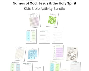 Trinity Kids Bible Activity Bundle (PDF Download)