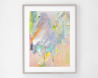 Arise (XL) | Fine Art Print // Butterfly Painting, Abstract Painting, Contemporary Art, Butterfly Print, Modern Abstract, Colorful Art
