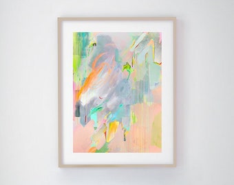 Arise (XL) | Fine Art Print // Butterfly Painting, Abstract Painting, Contemporary Art, Butterfly Print, Modern Abstract, Colorful Art