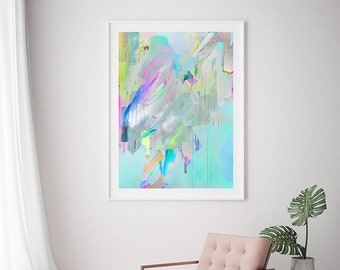 Thrive (S,M,L) | Fine Art Print // Butterfly Painting, Abstract Painting, Contemporary Art, Butterfly Print, Modern Abstract, Colorful Art