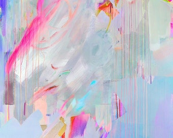 Euphoria (XL) | Fine Art Print // Butterfly Painting, Abstract Painting, Contemporary Art, Butterfly Print, Modern Abstract, Colorful Art