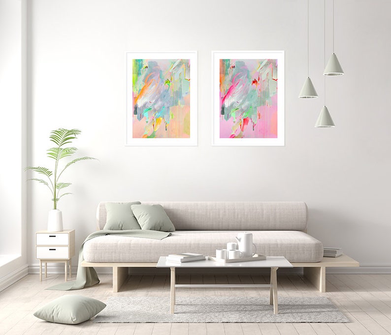 Arise S,M,L Fine Art Print // Butterfly Painting, Abstract Painting, Contemporary Art, Butterfly Print, Modern Abstract, Colorful Art image 6