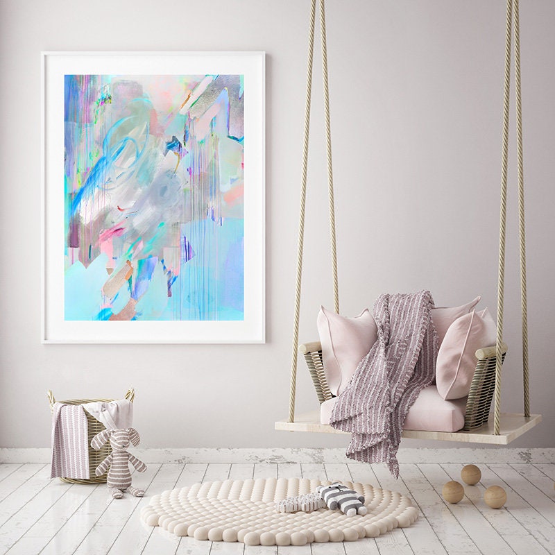 Rest (XL) | Fine Art Print // Butterfly Painting, Abstract Painting ...