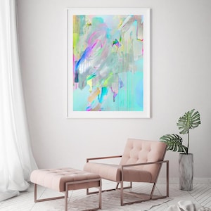 Thrive (S,M,L) | Fine Art Print // Butterfly Painting, Abstract Painting, Contemporary Art, Butterfly Print, Modern Abstract, Colorful Art