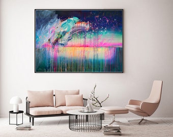 Imaginal Cells (XL) | Fine Art Print // Abstract Art, Contemporary Art, Modern Painting, Modern Art, Large Abstract Painting, Unique Art