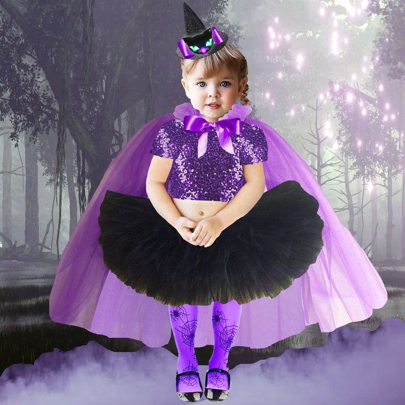 Sassy Witch Tutu Costume GirlsPretty Witch Tutu | Etsy